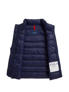 Giubbino per bambino Polo Ralph Lauren Kids blu con logo ricamato Polo Pony 322B15067 001 Ralph Lauren kids 