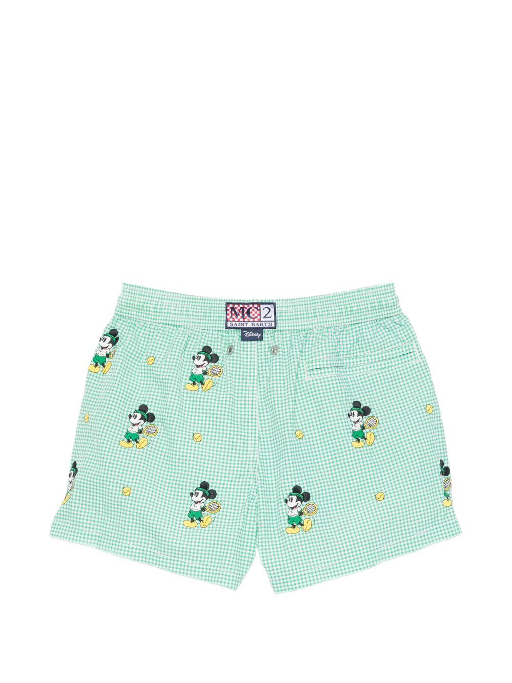 Costume per bambino MC2 Saint Barth Kids x Disney verde con stampa graficaTopolino JEA0011 02176L MC2 ST. BARTH KIDS 