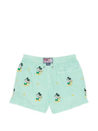 Costume per bambino MC2 Saint Barth Kids x Disney verde con stampa graficaTopolino JEA0011 02176L MC2 ST. BARTH KIDS 