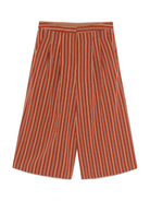 Pantaloni per donna Merci arancione modello crop P408 UNICO MERCI 