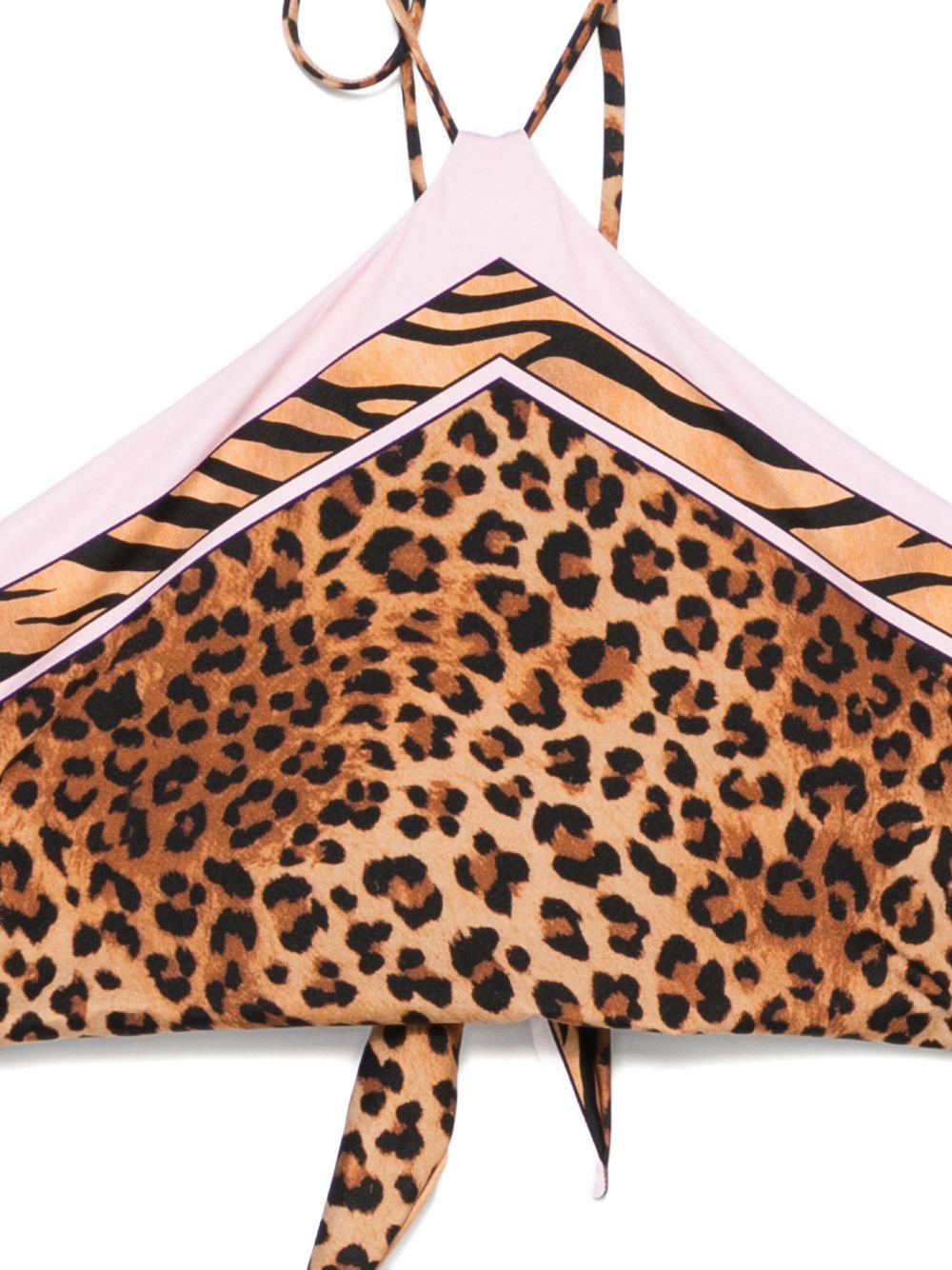 Bikini per donna MC2 Saint Barth animalier con scollo all'americana VIR0001 09531L MC2 ST. BARTH 