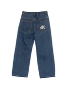Jeans per bambino Moschino Kids denim con design gamba dritta HUP08VL0E35 41104 MOSCHINO KIDS 