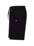 Shorts per bambino MSGM Kids nero con coulisse in vita S6MSJBBE254 110 MSGM KIDS 