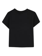 T-shirt per neonato Boss Kids nero con stampa grafica sul davanti J52889 09B BOSS KIDS 