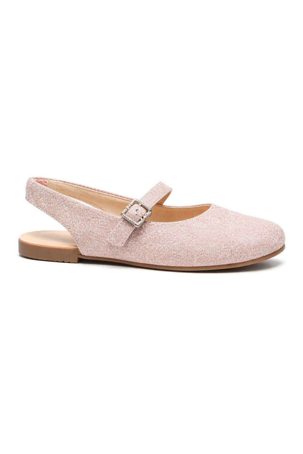 Ballerine per bambina BabyWalker Mary Jane rosa con dettagli glitter PB4819 DUSTY PINK BABYWALKER KIDS 