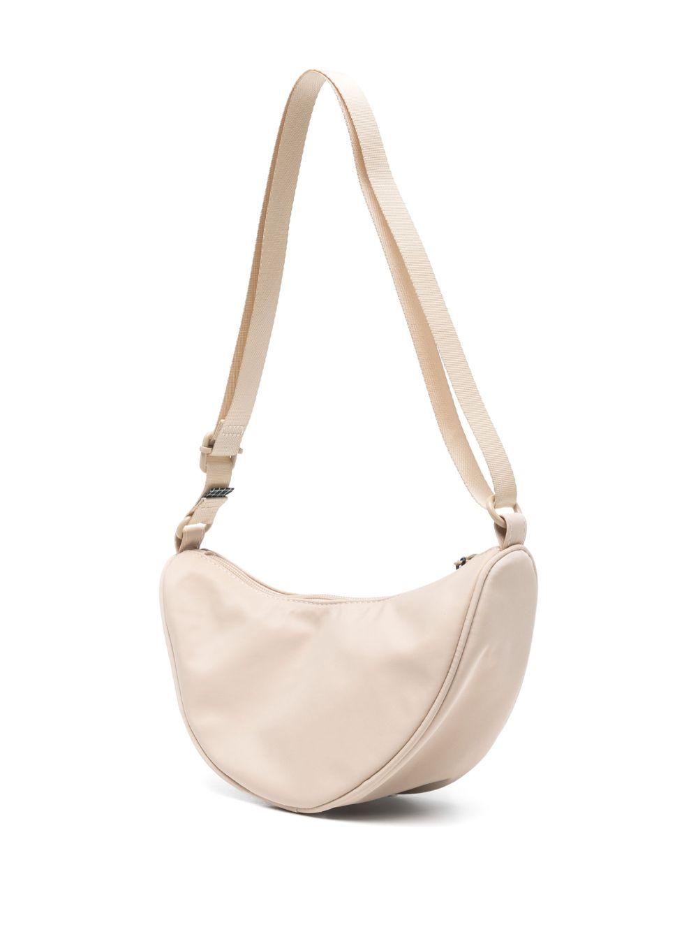 Borsa a spalla per bambina Molo Crescent beige con chiusura superiore con zip 7S25V109 8787 MOLO KIDS 