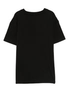 T-shirt per bambini Stella McCartney Kids nera con logo sul davanti TX8C31 Z0434 961 STELLA McCARTNEY KIDS 