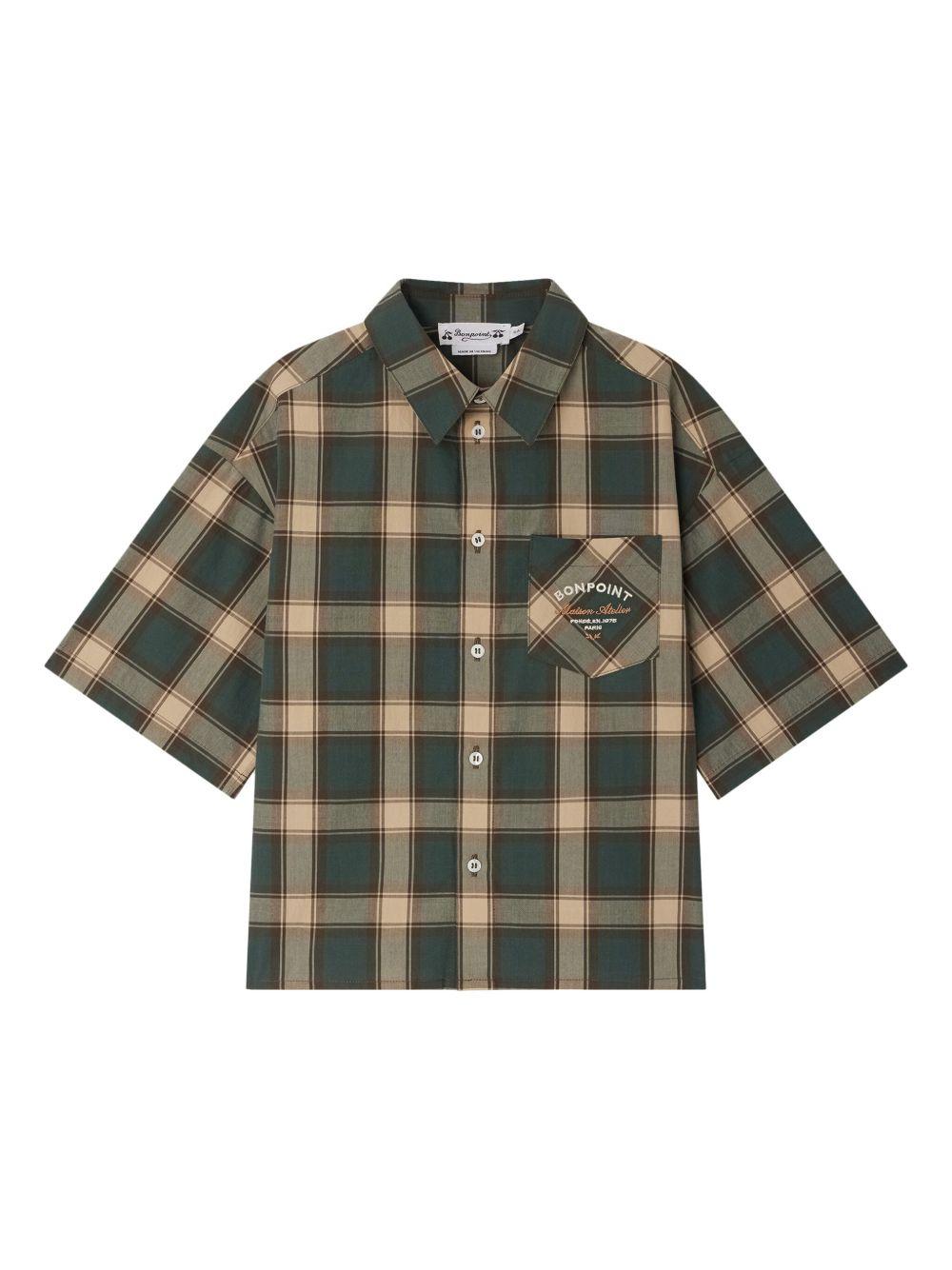 Camicia Elyas per bambino Bonpoint multicolor con tasca sul petto S05BSHW00028 449A BONPOINT KIDS 