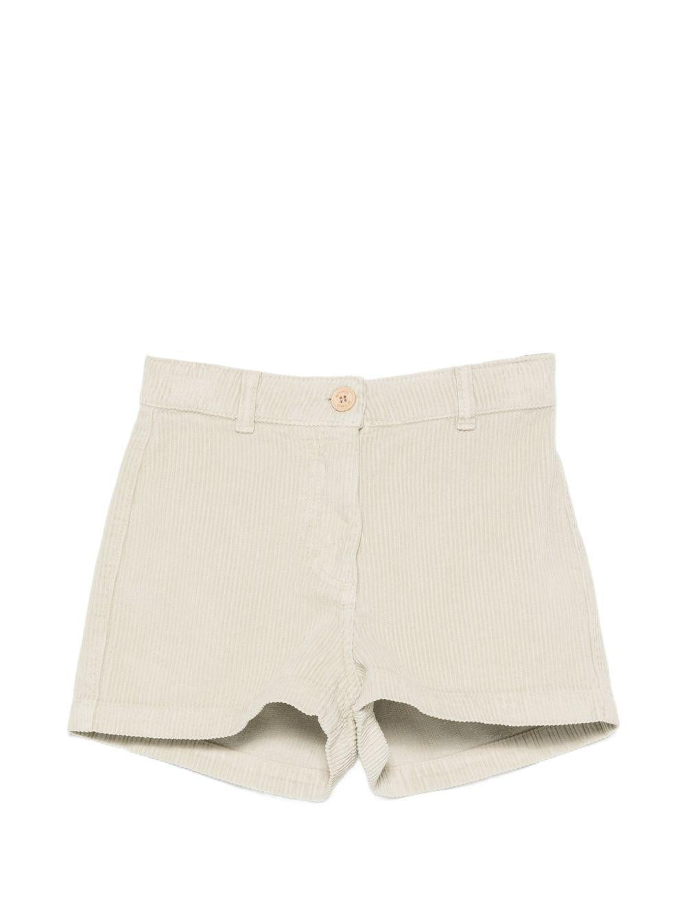 Shorts per bambina Etro Kids beige con trama a coste GZ6A59 Z4073 108 ETRO KIDS 