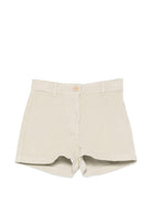 Shorts per bambina Etro Kids beige con trama a coste GZ6A59 Z4073 108 ETRO KIDS 