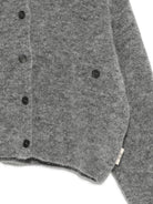 Maglione per bambino Douuod Kids grigio con patch con logo sul lato DZ9A00 W0229 809 DOUUOD KIDS 