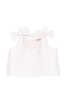 Top per bambina Simonetta rosa con dettaglio fiocco SY5A92 S0251 515 SIMONETTA KIDS 