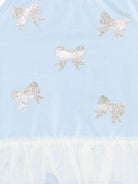 Costume intero per bambina MC2 Saint Barth Kids azzurro con stampa grafica fiocchi DANC0001 03050L MC2 ST. BARTH KIDS 