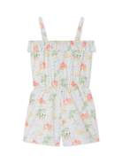 Abitino corto Agrume per bambina Bonpoint azzurro con vita elasticizzata C05GOVW00004 512 BONPOINT KIDS 
