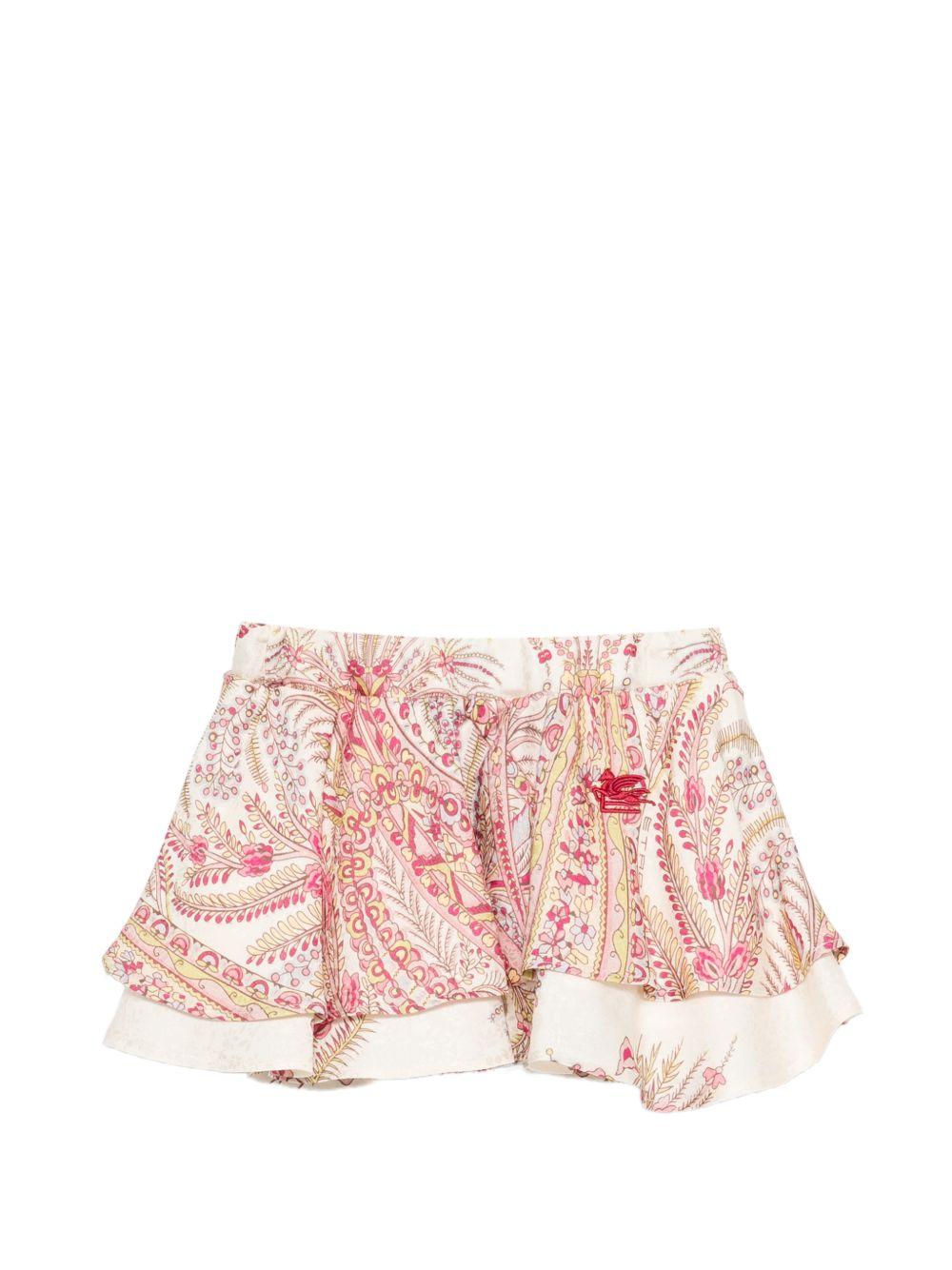 Gonna per neonata Etro Kids rosa con stampa paisley GY7000 S0221 106RS ETRO KIDS 