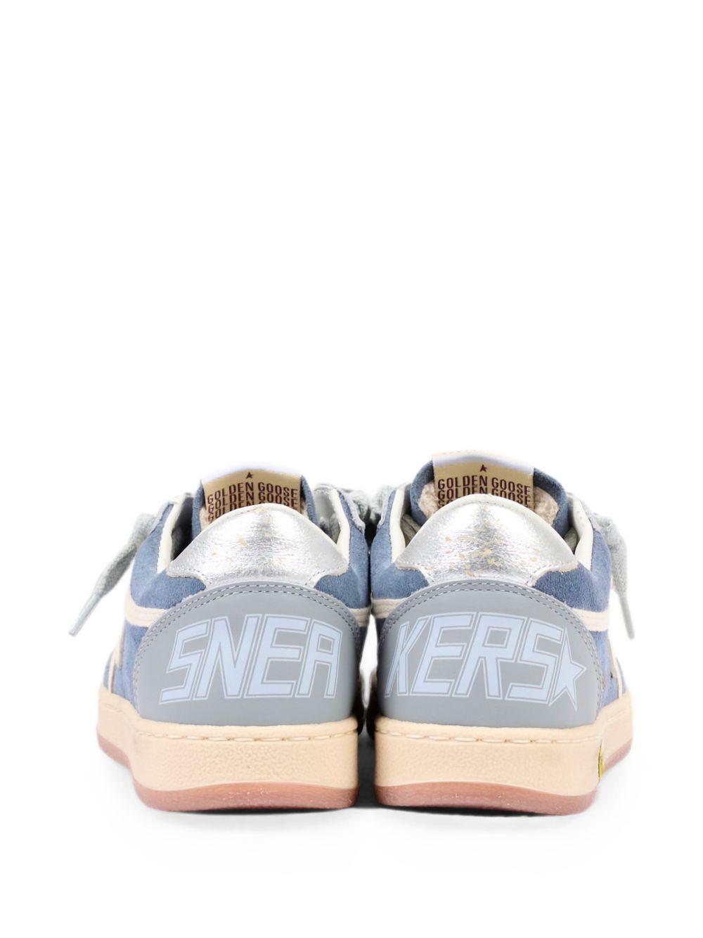 Sneakers per bambino Golden Goose Kids azzurre con dettagli a contrasto F00439F008648 80727 GOLDEN GOOSE KIDS 