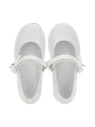 Ballerine per bambina Monnalisa bianche con cinturino 8CG002 7707 0001 MONNALISA KIDS 