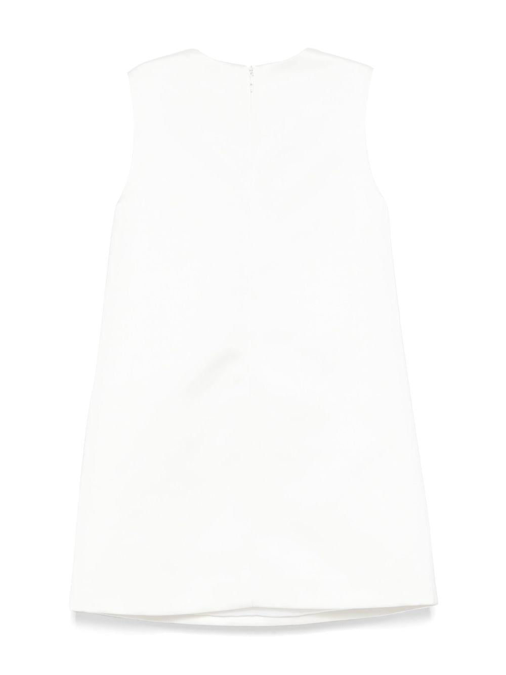 Abito per bambina Elisabetta Franchi La Mia Bambina bianco in raso EFAB5740RA016 0000 ElISABETTA FRANCHI 