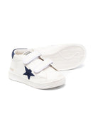 Sneakers per bambini Golden Goose Kids bianche con chiusura a strappo F00386F003322 10357 GOLDEN GOOSE KIDS 