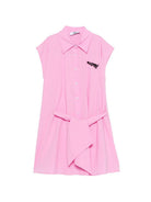 Abito per bambina MSGM Kids rosa con colletto S6MSJGDR126 MS070 MSGM KIDS 