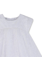 Abito per neonata Givenchy Kids bianco con ricamo floreale H31185 10P GIVENCHY KIDS 