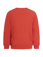 Felpa per bambina Stella McCartney Kids rossa con stampa fiori sul davanti TY4B00 Z0499 426 STELLA McCARTNEY KIDS 