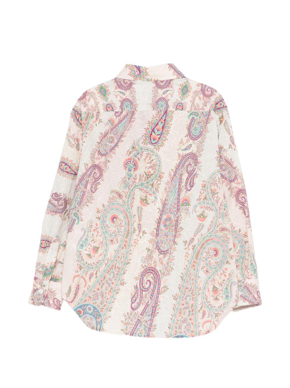Camicia per bambina Etro kids multicolore con motivo a paisley GY5P50 U0268 501MC ETRO KIDS 