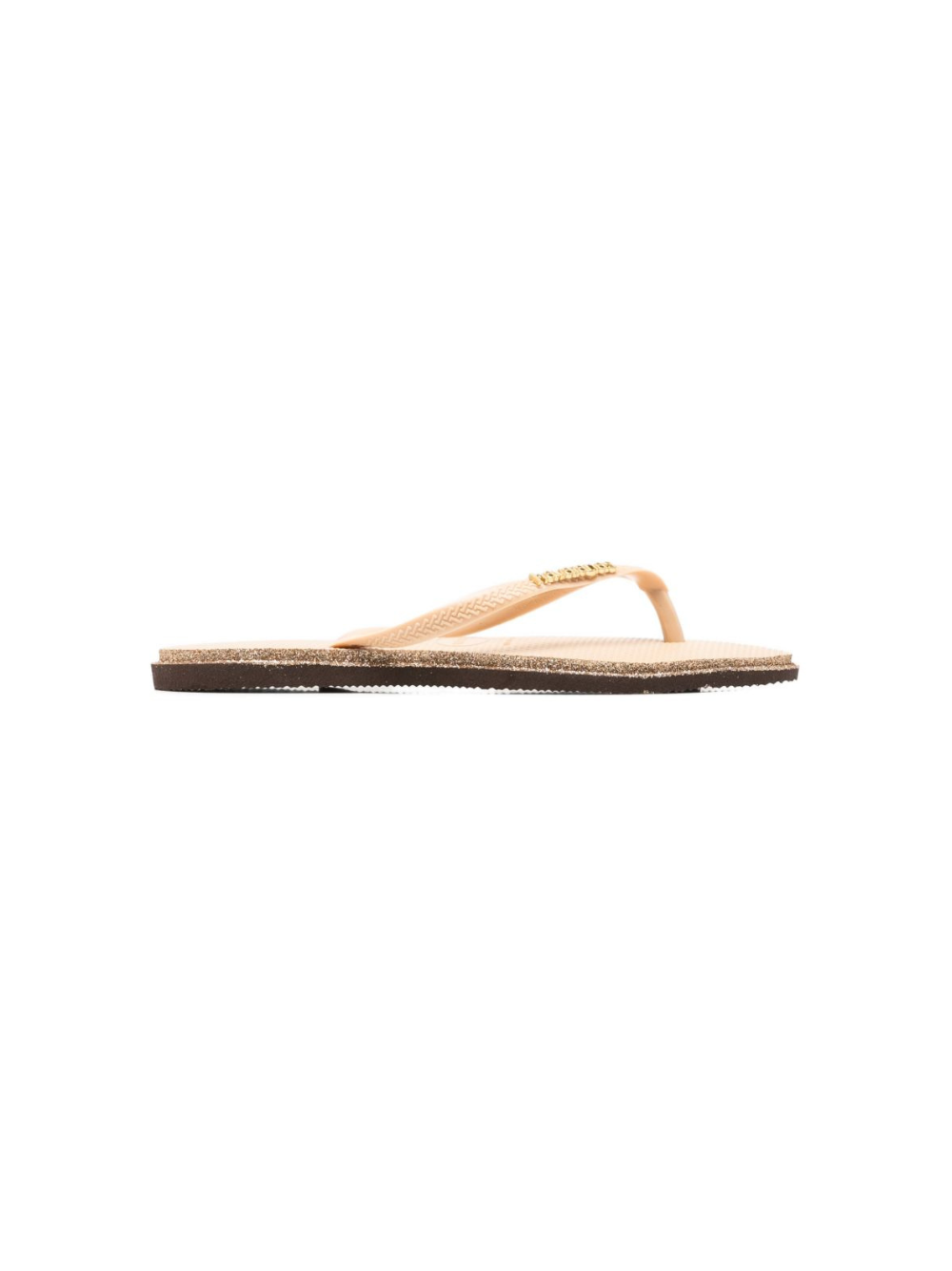 Infradito da donna Havaianas beige con dettagli glitter 4150157 1859 HAVAIANAS 