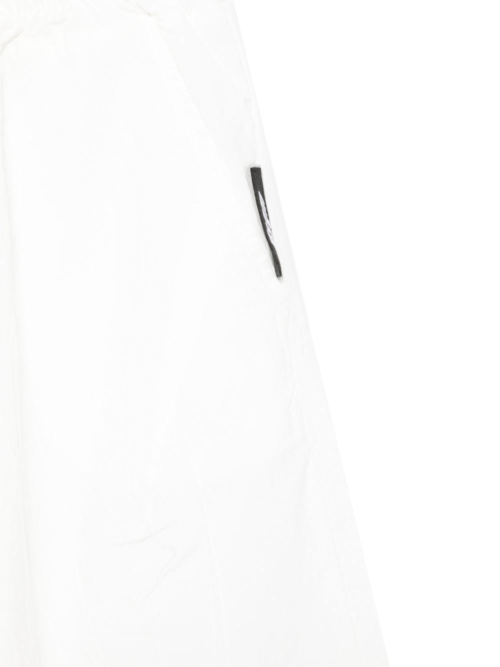 Pantaloni per bambina MSGM Kids bianchi con dettaglio logo S6MSJGPA129 001 MSGM KIDS 