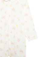 Tutina per neonata Petit Bateau bianca con stampa floreale A0FH1 01 PETIT BATEAU KIDS 