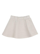 Set t-shirt, giacca e gonna per neonata Michael Kors Kids beige con design svasato R30546 215 MICHAEL KORS KIDS 