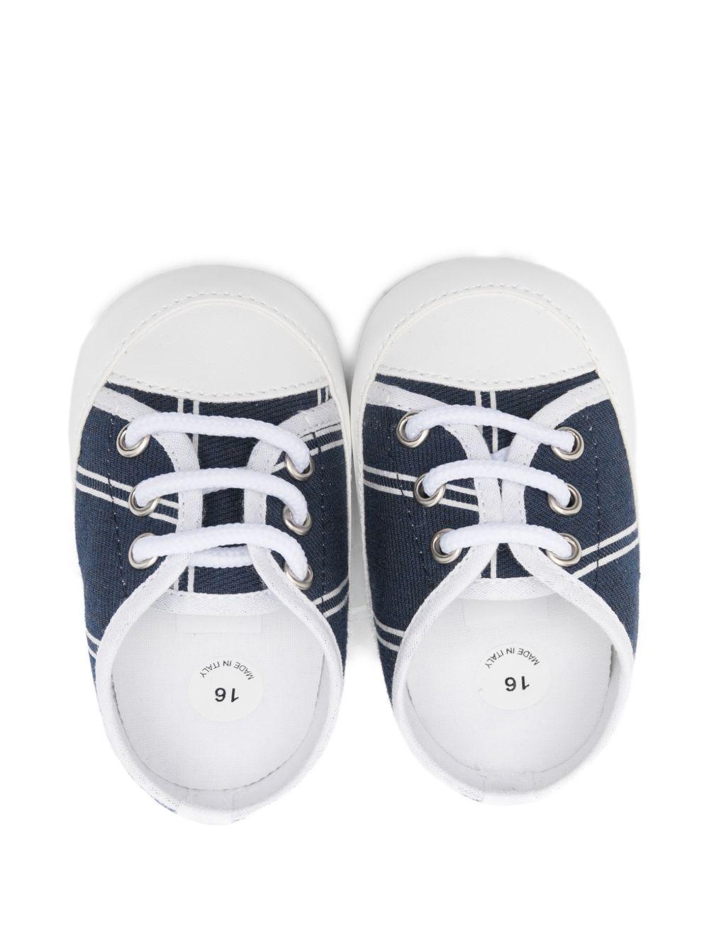 Scarpine primi passi per neonato Colorichiari blu con dettaglio a righe MN958468 4908 60 COLORICHIARI KIDS 