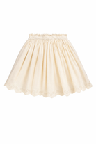 Gonna Blanca per bambina Molo beige con rifinitura con occhielli 2S26D103 2444 MOLO KIDS 