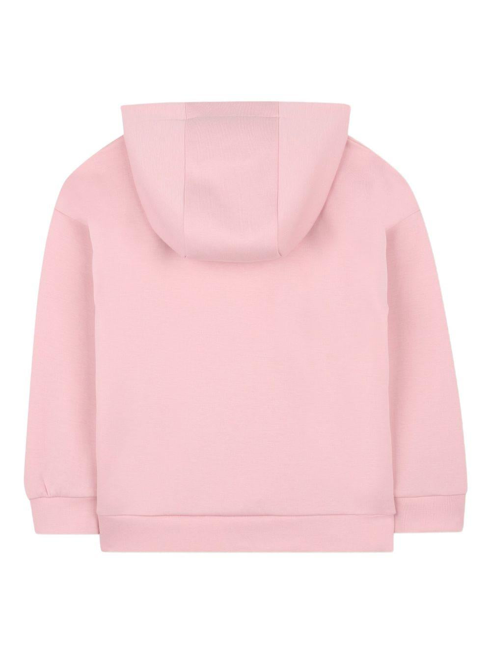 Felpa per bambina Michael Kors Kids rosa con strass R30473 45R MICHAEL KORS KIDS 