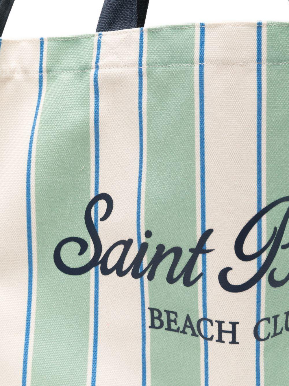 Borsa tote Essential Bag N MC2 Saint Barth multicolore con design a righe EBAGN007 09420L MC2 ST. BARTH KIDS 