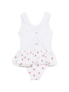 Costume da bagno per bambina Monnalisa x Disney bianco con stampa Winnie the Pooh 39G026 7095 9944 MONNALISA 
