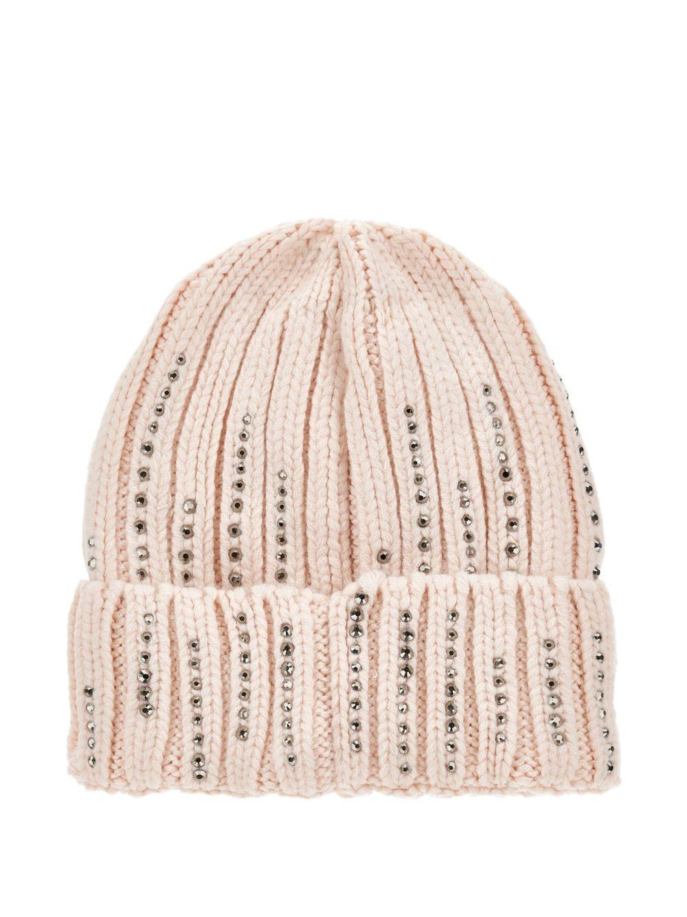 Cappello per bambina Monnalisa Kids rosa con decorazione con strass 17H004 8064 0091 MONNALISA KIDS 