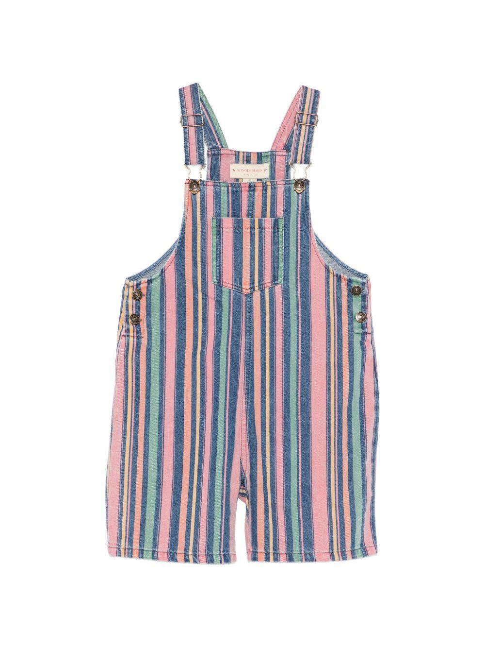 Salopette per bambina Konges Sløjd  multicolore con design a righe KS104972 STRIPE KONGES SLOJD KIDS 