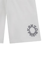Shorts per bambino Kenzo Kids bianco con stampa logo K61696 117 KENZO KIDS 