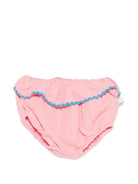 Abito per neonata Stella McCartney Kids rosa con dettagli con volant TY1122 Z0138 509 STELLA McCARTNEY KIDS 
