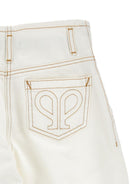 Jeans per bambina Philosophy di Lorenzo Serafini Kids bianchi con dettaglio logo I9G407 7091 0002 PHILOSOPHY KIDS 