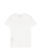 T-shirt per bambino Trussardi Junior bianca con dettaglio logo TBP26108TS OFF-WHITE TRUSSARDI KIDS 