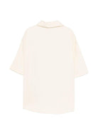 Camicia per bambino Paolo Pecora Kids beige con colletto classico PP4301 SABBIA PAOLO PECORA KIDS 