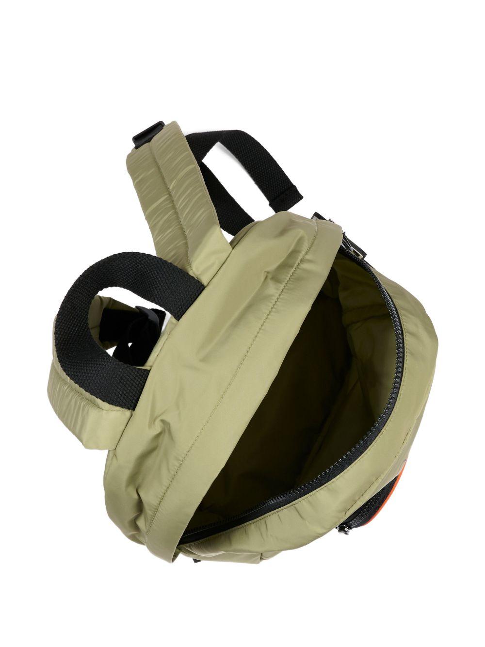Zaino per bambino Stella McCartney Kids verde con stampa grafica sul davanti TY0P58 Z0537 770 STELLA McCARTNEY KIDS 