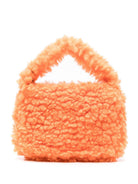 Borsa per bambina Molo arancione in pelliccia 7W25V103 5497 MOLO KIDS 