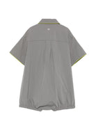 Salopette per bambina Douuod Kids grigia con taschino sul petto DYAA01 P0589 907 DOUUOD KIDS 