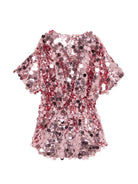 Abito per bambina Douuod Kids rosa orchidea con paillettes DY1A21 U0261 50R DOUUOD KIDS 
