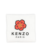 Coperta per neonati Kenzo Kids bianco con stampa Boke Flower K61826 117 KENZO KIDS 