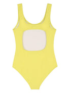 Costume per bambina The Marc Jacobs Kids gialla con dettaglio cut-out W60757 538 THE MARC JACOBS KIDS 