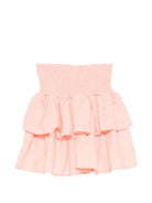 Gonna per bambina Molo rosa con design a balze 2S26D102 5650 MOLO KIDS 